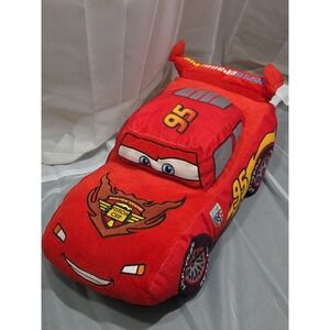 LIGHTNING MCQUEEN Disney Pixar Cars World Grand Prix 18" Plush Figure